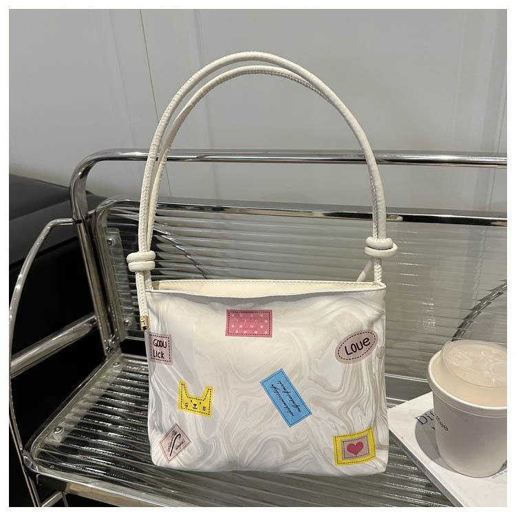 Casual texture 2025 summer new fashion trend design women's shoulder crossbody small square bag