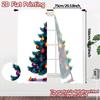 2pcs,Curtains Blue Christmas Tree Ornaments (2) Modern Modern Curtains Versatile Polyester Curtains Art Deco Festive Use for