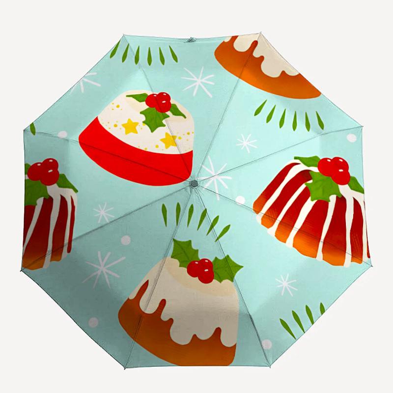 1pc cake Automatic Open/Close Umbrella, Lightweight for Women/Men, Perfect Gift - for Everyday or Holiday Eventsyy251127086