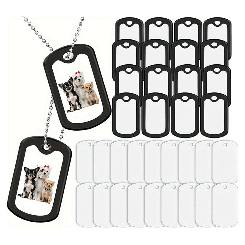M-Modern-12Pcs Dog Tag Silicone , Dog Tags Silencers For Id Tags Rubbers To Reduce Noise And Protect Tag