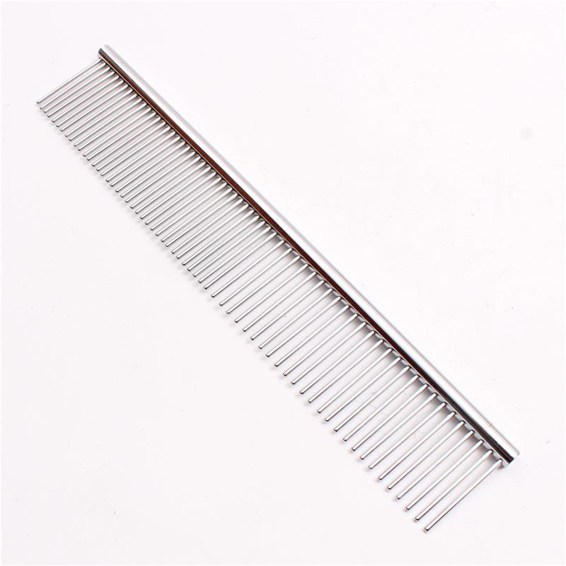 Teddy Dog Detangling Stainless Steel Comb for Grooming Large Dogs