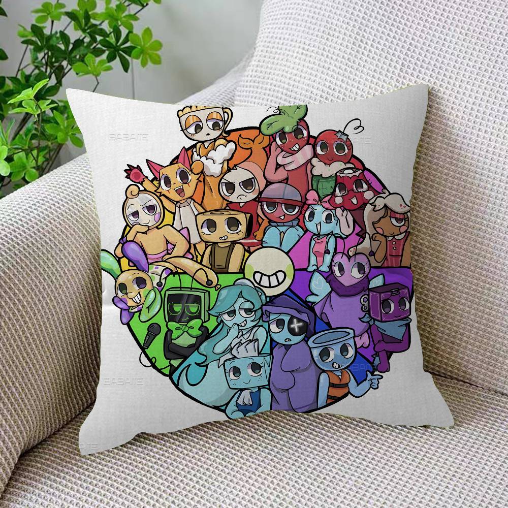 Game D-Dandys W-World Cushion Cover Pillow Cover Decor Pillowcase Printed Cushion Case for Couch