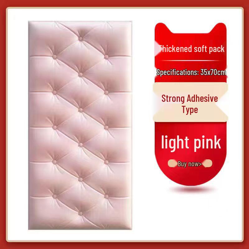 Waterproof 3D Self-Adhesive Wall Sticker: Moisture-Proof, Anti-Collision, Soft Pack for Living Room or Bedroom Background