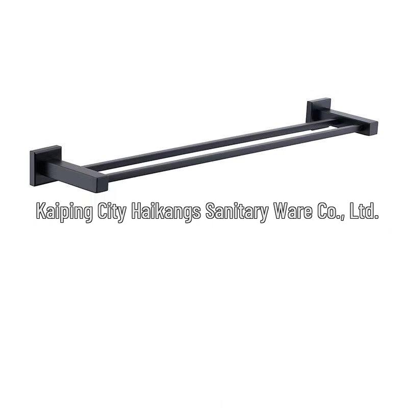 OIMG Double Bar Towel Rack with Toilet Paper Holder