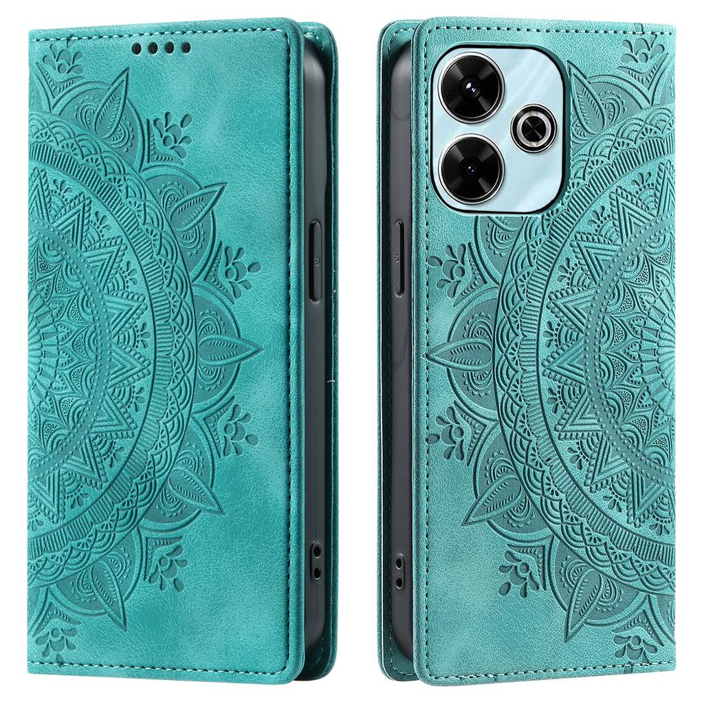 Style-010 For Xiaomi Redmi 13 5G/4G Case Magnetic Closing Leather Phone Cover Pattern Imprinted