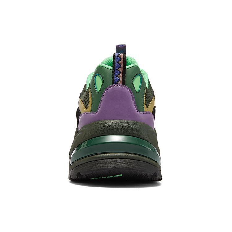 Skechers Stamina V2 One Piece Collaboration Lace-Up Low-Top Dad Shoes Zoro Colorway Men sneaker 894034-BKMT