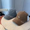 Senli Simple Embroidered Washed Baseball Cap for Men and Women, Deepening Big Head Bust, Face-Enhancing Small Sun Shade Baseball Cap Trendy