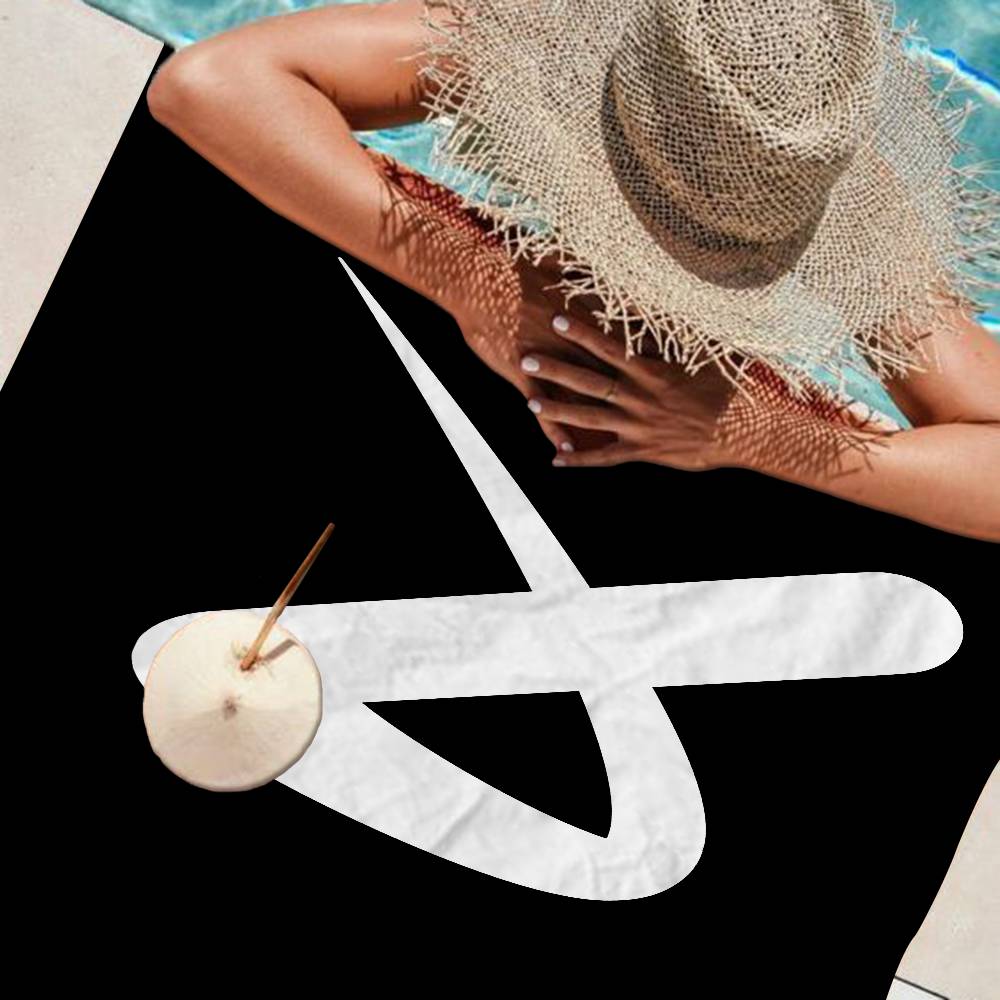 B-Bauer Microfiber Beach Towel Absorbent Quick Dry Soft Yoga Swimming Resort Mountain Climbing Towel
