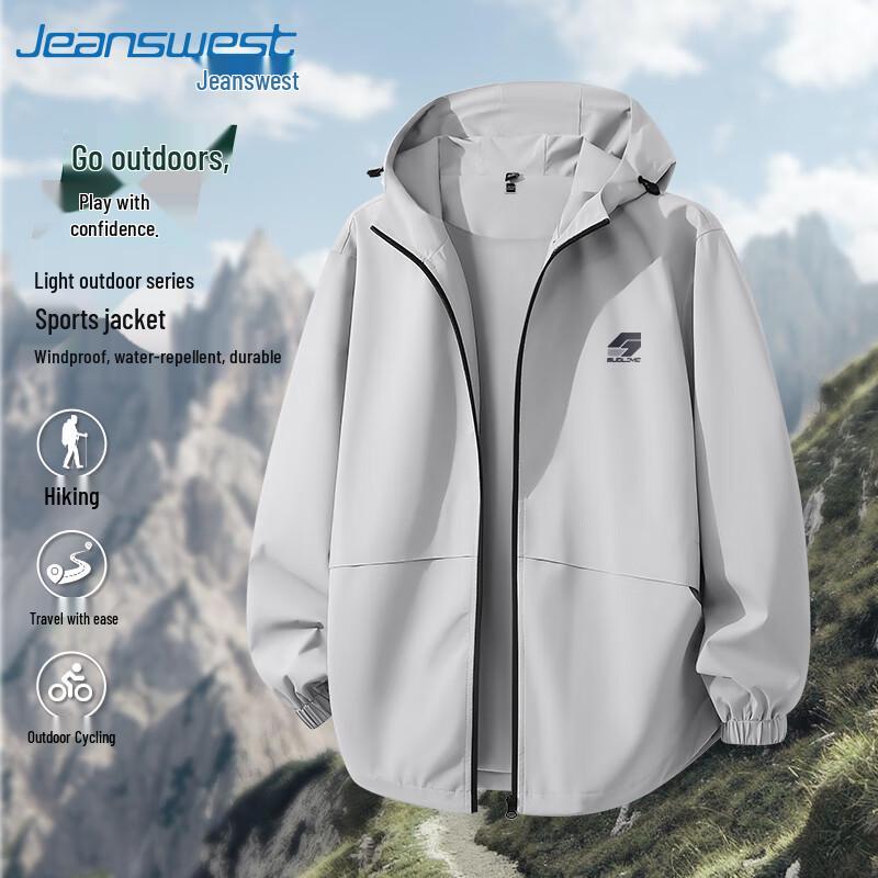 

Jeanswest Men s Windproof Water-Repellent Outdoor Casual Jacket 2XL