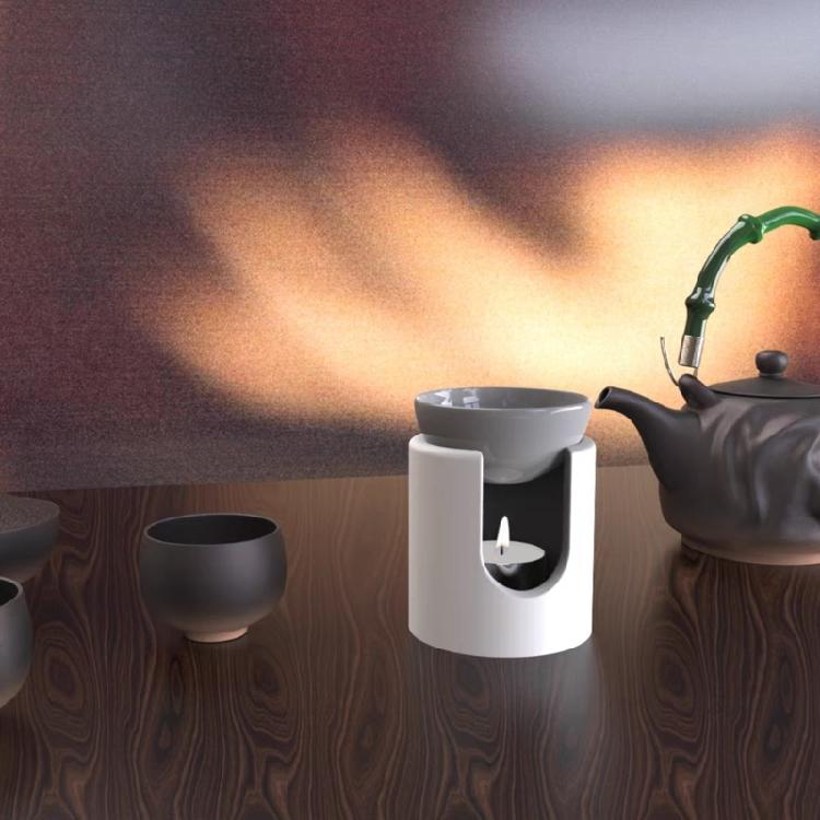 Aromatherapy Candle Heating Bracket Concrete Molds Candle Holder Silicone Molds
