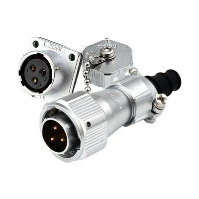 WEIPU WY16 TI+Z Industrial LED Automotive Connectors Electrical 5A 10A M16 Waterproof Connector 2-10 Pin Male Plug Female Socket