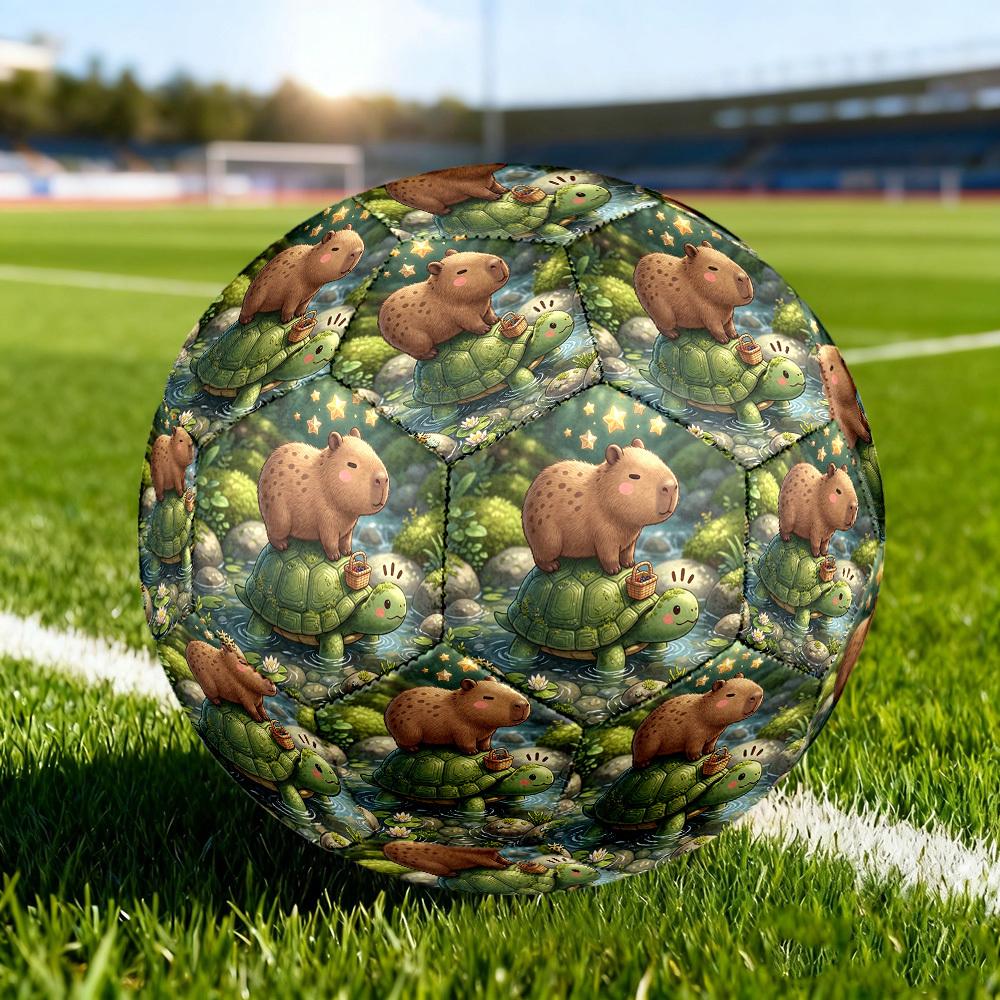 1pc Forest Friends Size 5 Soccer Ball Professional Lightweight Durable Match Training Football Indoor &Outdoor Sports BallTraining Ball Y12
