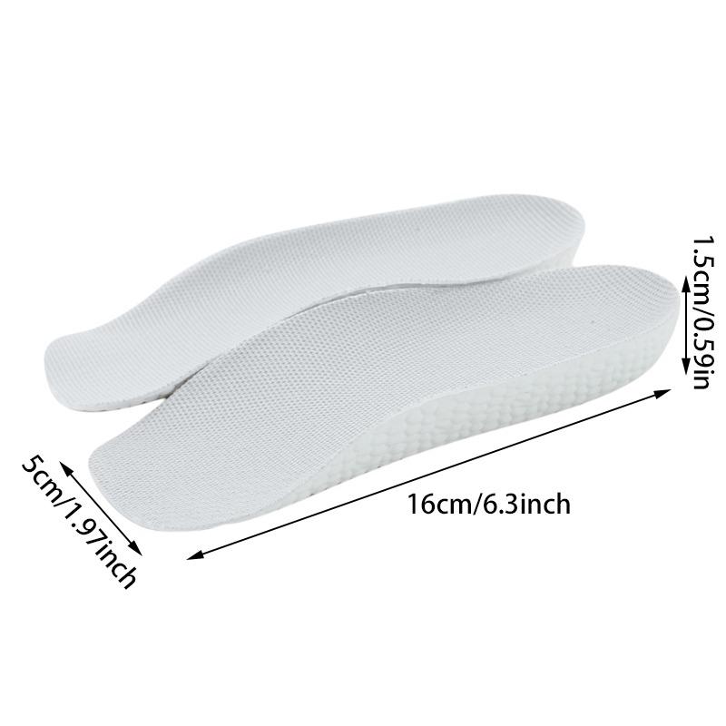 Height Increase Insoles Men Women Shoes Flat Feet Arch Support Orthopedic Insoles Sneakers Heel Lift Memory Foam Soft Shoe Pads