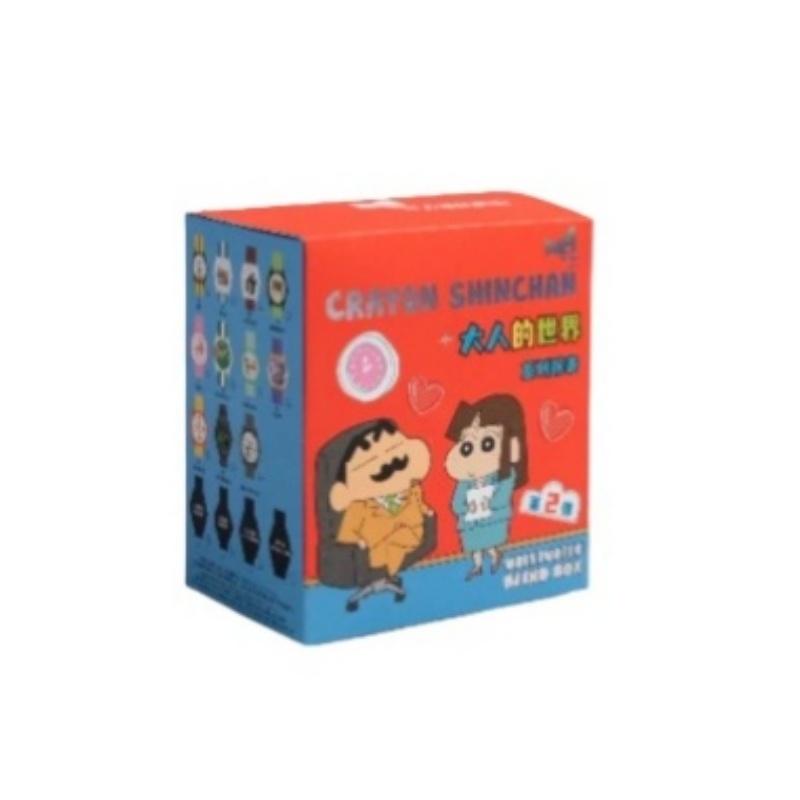 

New Original Mai And Crayon Shin Chan World Watch Blind Box Second Round Adult Children Handmade Gift S Random Trendy Mystery Surprise Collectible