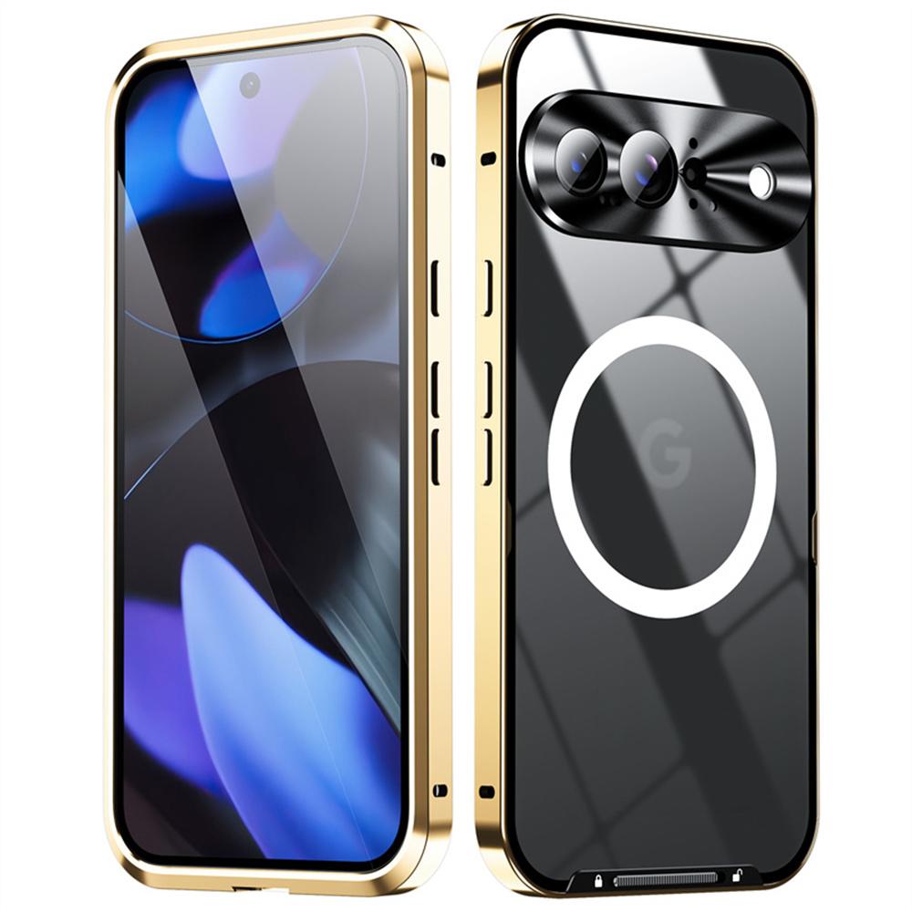 

For Google Pixel 10 Magnetic Case Metal Frame Matte Phone Cover