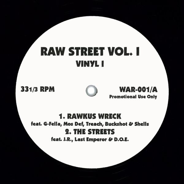 

12inch Record DJ SELF - Raw Street Vol.1 Vinyl 1 WAR001 War Rap & Hip-Hop/R&B Used