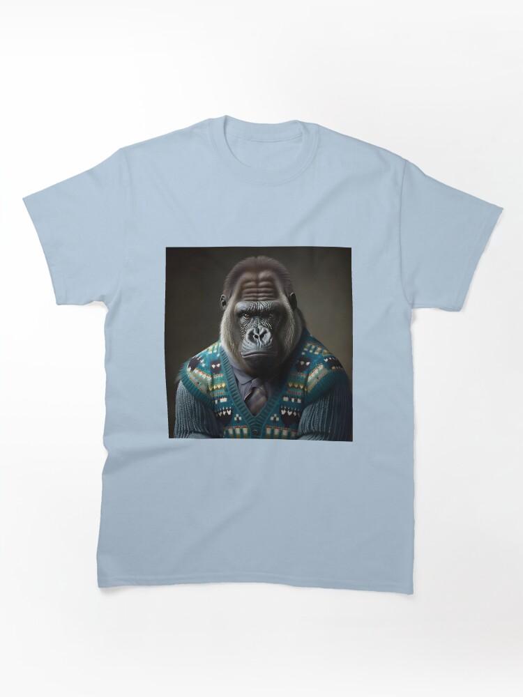 Gorilla Tag Gorilla in a Sweater - Animal Art Classic Unisex T-Shirt