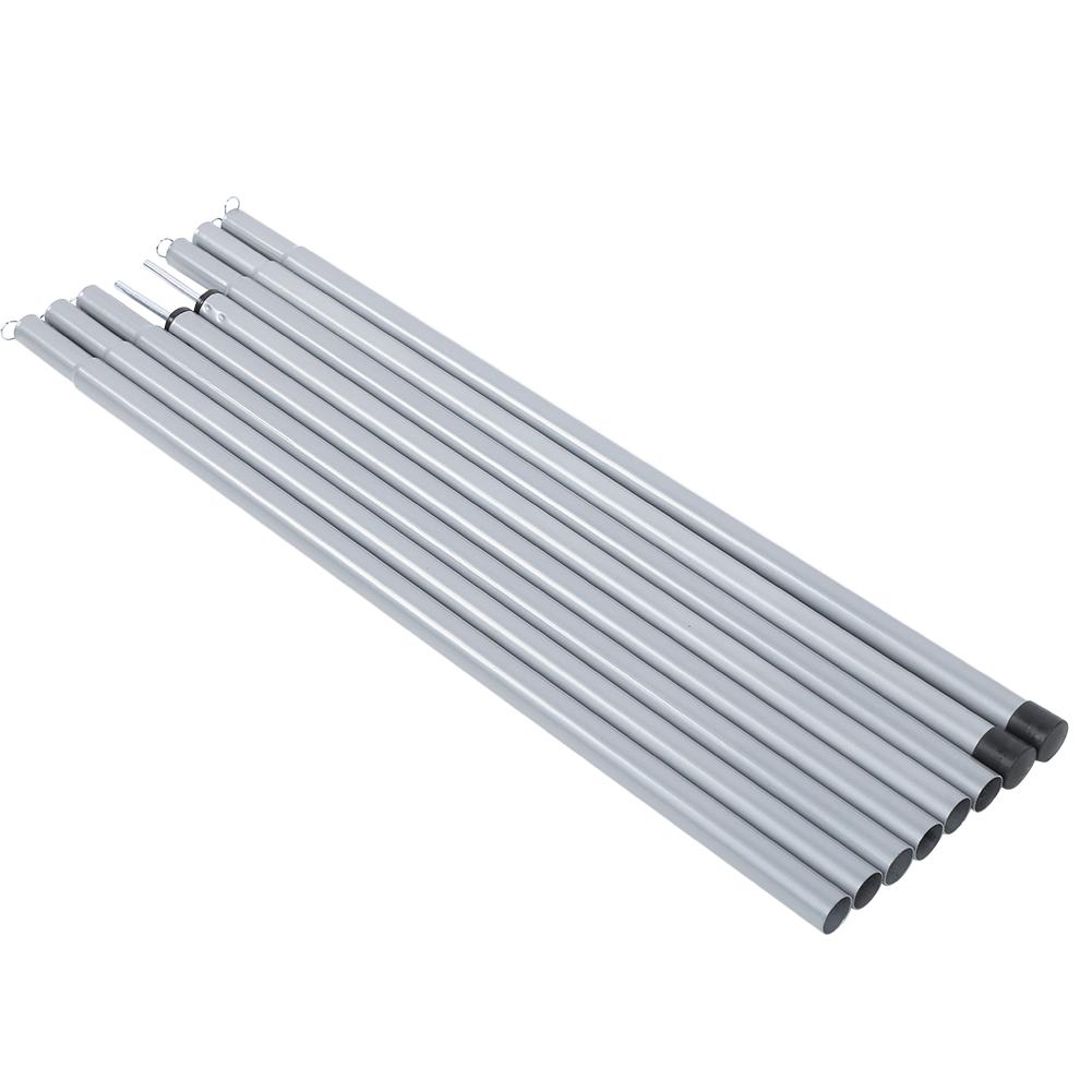 

8 шт. Портативная стальная коррозионностойкая складная регулируемая стойка для навеса, уличная палатка для песочного пляжа