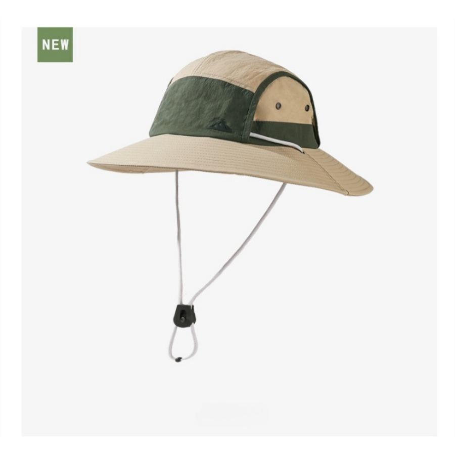 

Кепка с большими полями и цветным покрытием для альпинизма, солнцезащитный крем для улицы, водонепроницаемая шляпа рыбака, мужская шляпа для верховой езды, защита от ультрафиолета, кемпинг One Size
