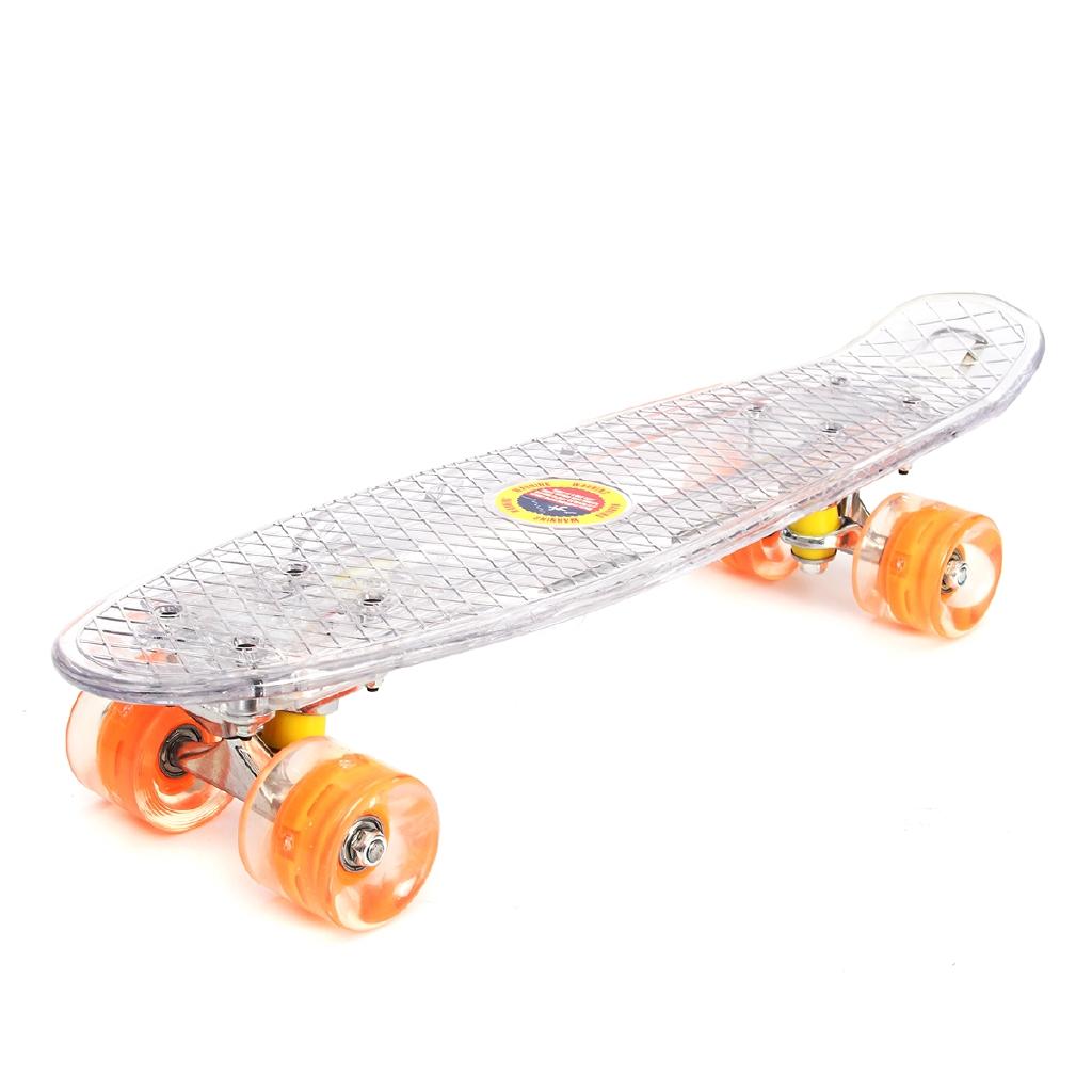 

100KG LED Penny Style Flashing Single Warped Teenagers Kids Baby Happy Gift Shining Skateboard Four Wheel Skateboard чистый