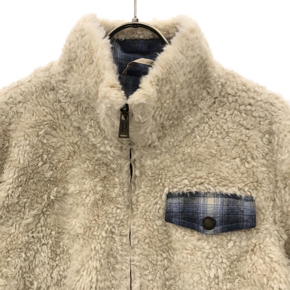 PENDLETON Full Zip Stand Collar Bore Jacket S Beige Lined Men's Used