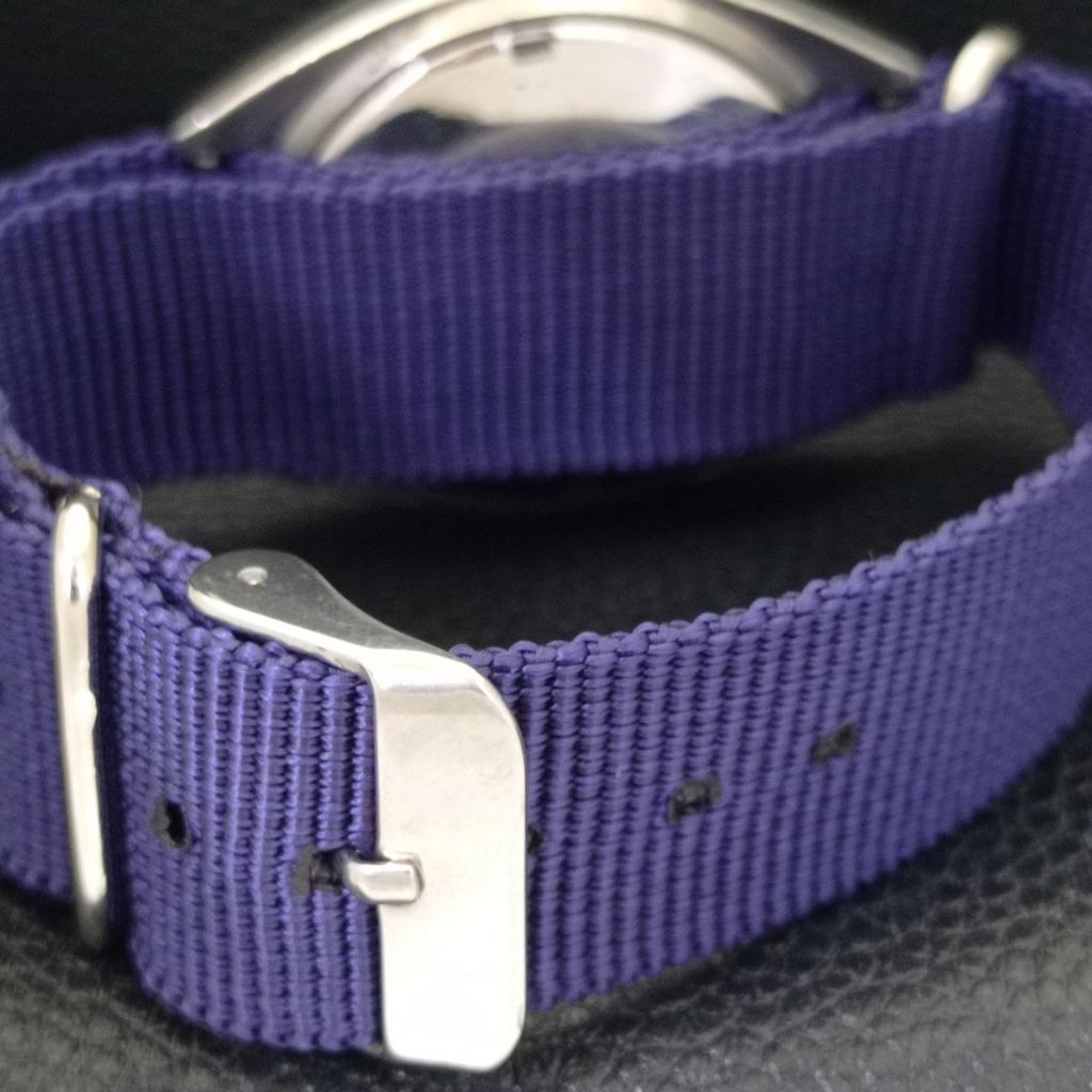 Seiko 5 AUTOMATIC 6309A JAPAN MENS VINTAGE ARABIC BLUE DIAL WATCH A701605-5 R206c-a701605