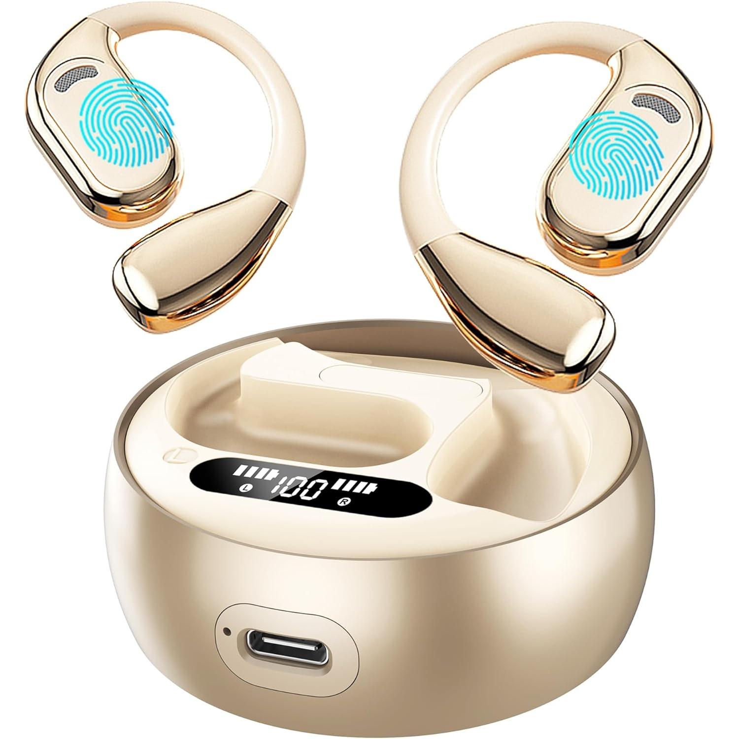 

Wireless Earbuds Real-Time AI Translation Earbuds 144 Languages Translator Earphones, AI Wireless Bluetooth 5.4 Headphones Translating Headsets