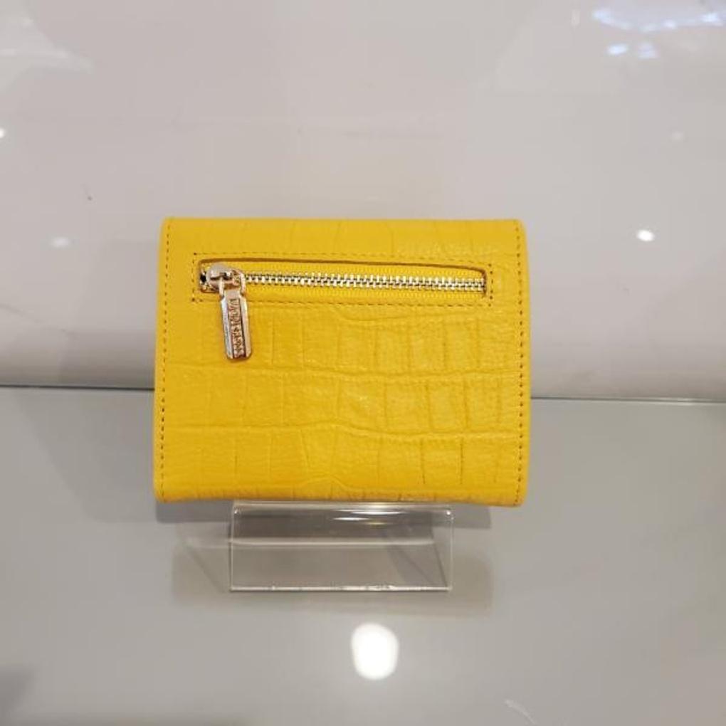 Moncross YEAW19165 Cubic Point Women's Cowhide Half Wallet