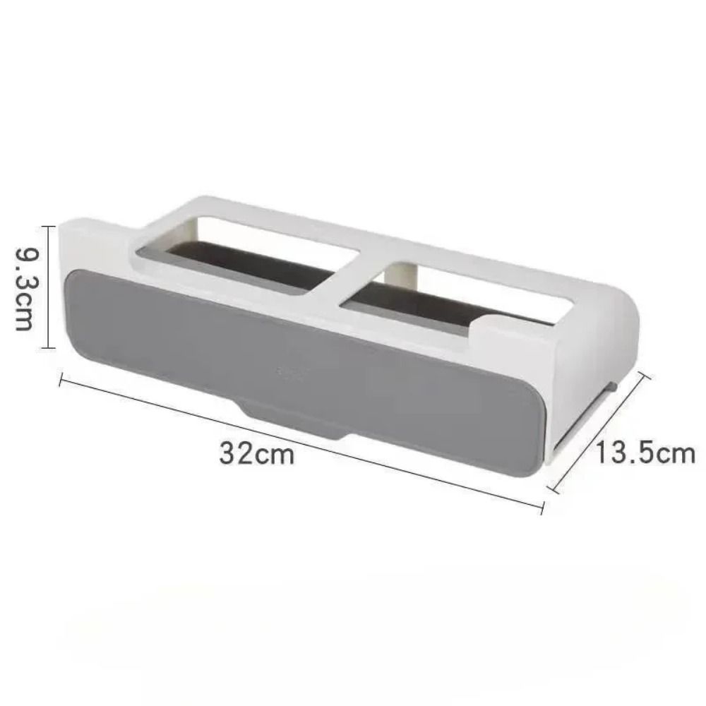 Self-adhesive Seasoning Box Storage Rack Wall-mounted Spice Organizer Kitchen Spice Rack