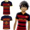 Anime Bachira Koszulka Kostiumy Cosplay Drużyna FC Barcha Koszulka Piłkarska #8 Meguru Bachira Mundurek Piłkarski Drukowanie 3D