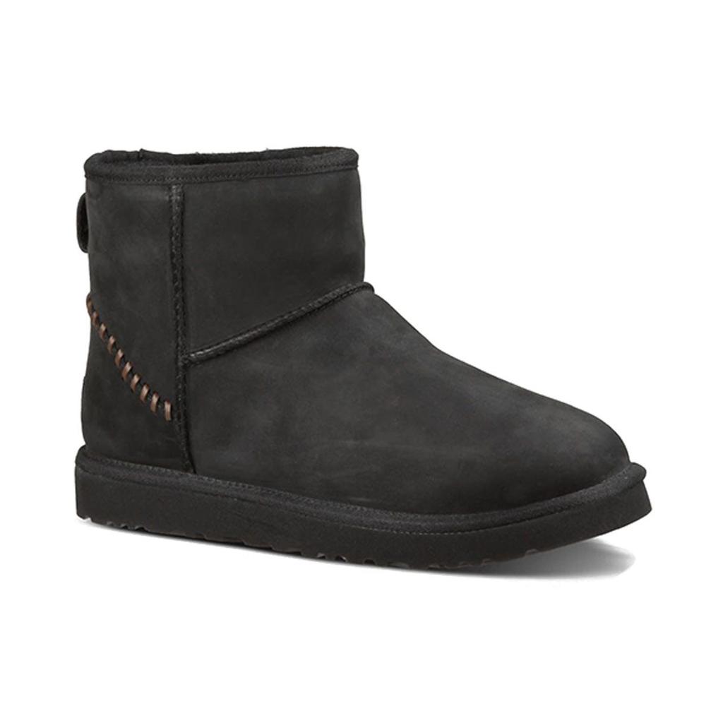 UGG Klassische Mini Deco Schneestiefel 'Schwarz Grau' 1003945-BLK