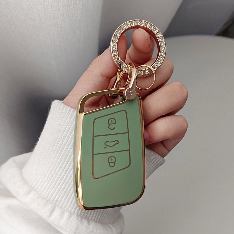 Applicable To Automobile Volkswagen Key Protective Case FAW Tanyue Langyi Golf Tiguan Premium Key Case