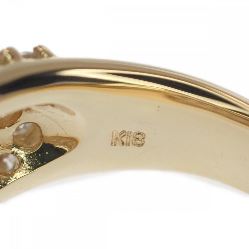 no brand  #9(JP Size) ring K18 yellow gold Women