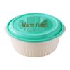 JingJingRS Panda Series Disposable Round Food Containers with Lids
