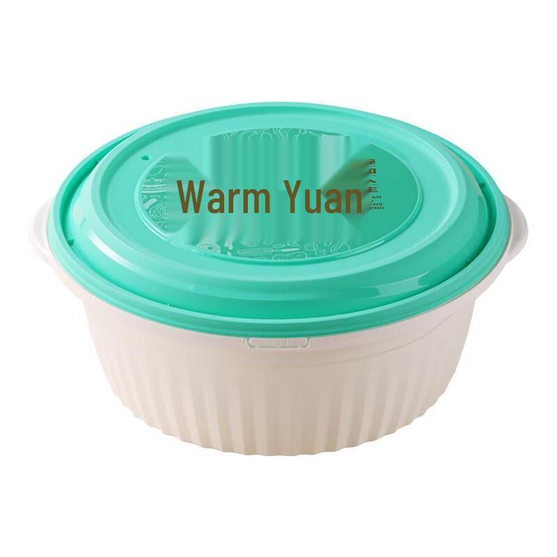 JingJingRS Panda Series Disposable Round Food Containers with Lids