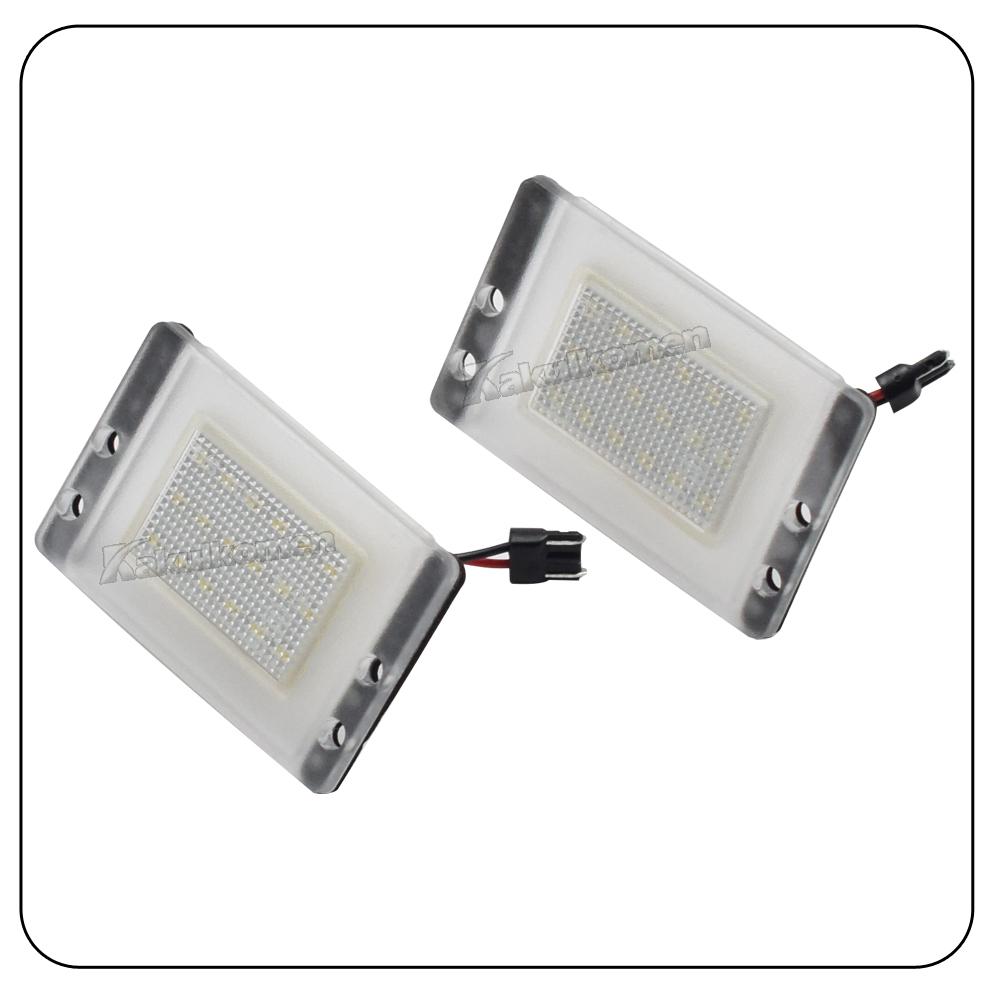 12V LED Number Plate Lamp For Volvo V70 XC 1997-2000 V70 1997-2000 850 1991-1996 White License Plate Light Assembly