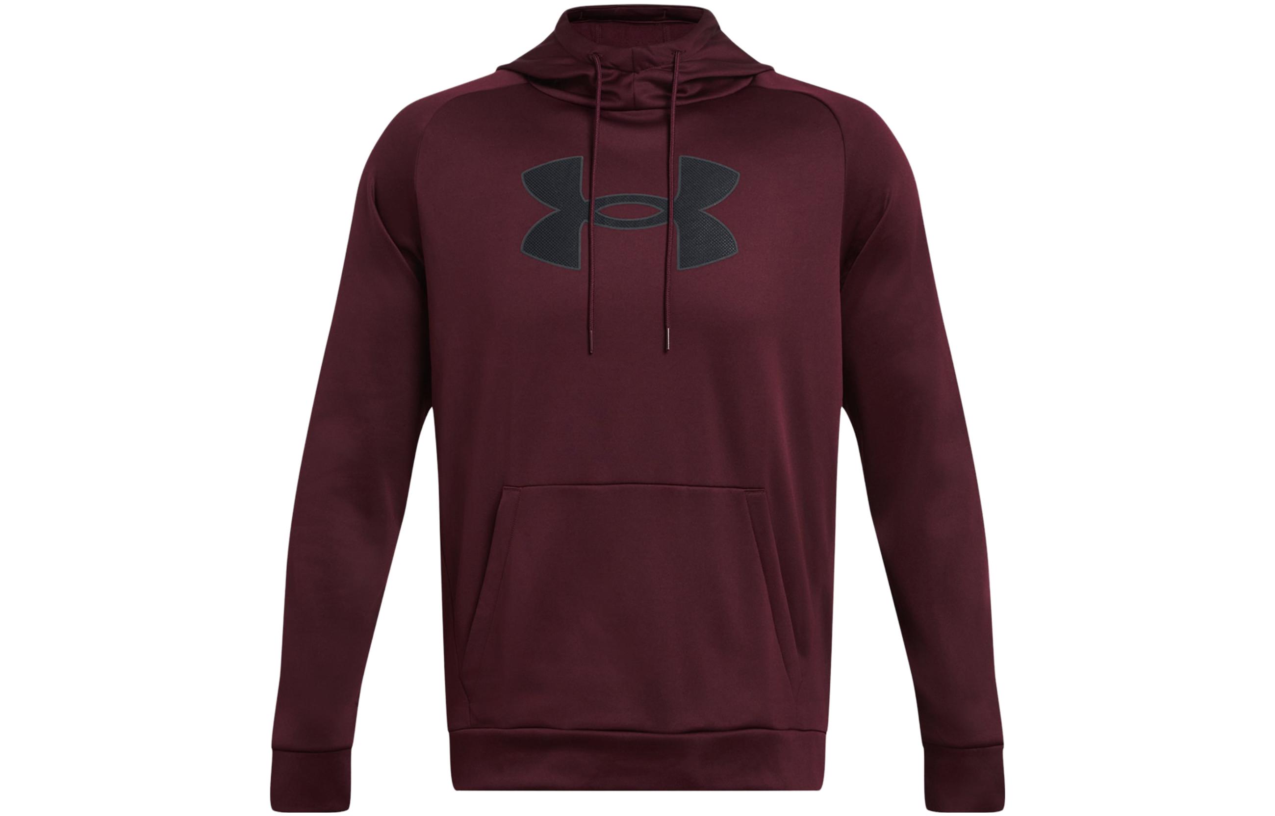 Under Armour Fleece Sweatshirts Men s Dark Umber Hooded Moderate Regular 1379854-600 M