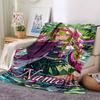 Custom Name Flame Passion Name'S Journey Party Blanket For Couch Bed Plush Cozy Fuzzy Blanket Super Soft Warm Blankets For Fall And Winter 0916304