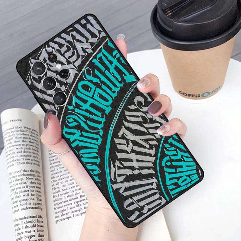 Pokras Lampas Art Graffiti Bible verse phone case Cover For Samsung Galaxy S24 S25 Ultra S21 S22 S10E Note 10 Plus 20 FE S23
