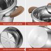 ZISIZ 304 Stainless Steel Soup Steamer Pot