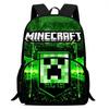Minecraft Printed Backpack Children'S Elementary School Bag