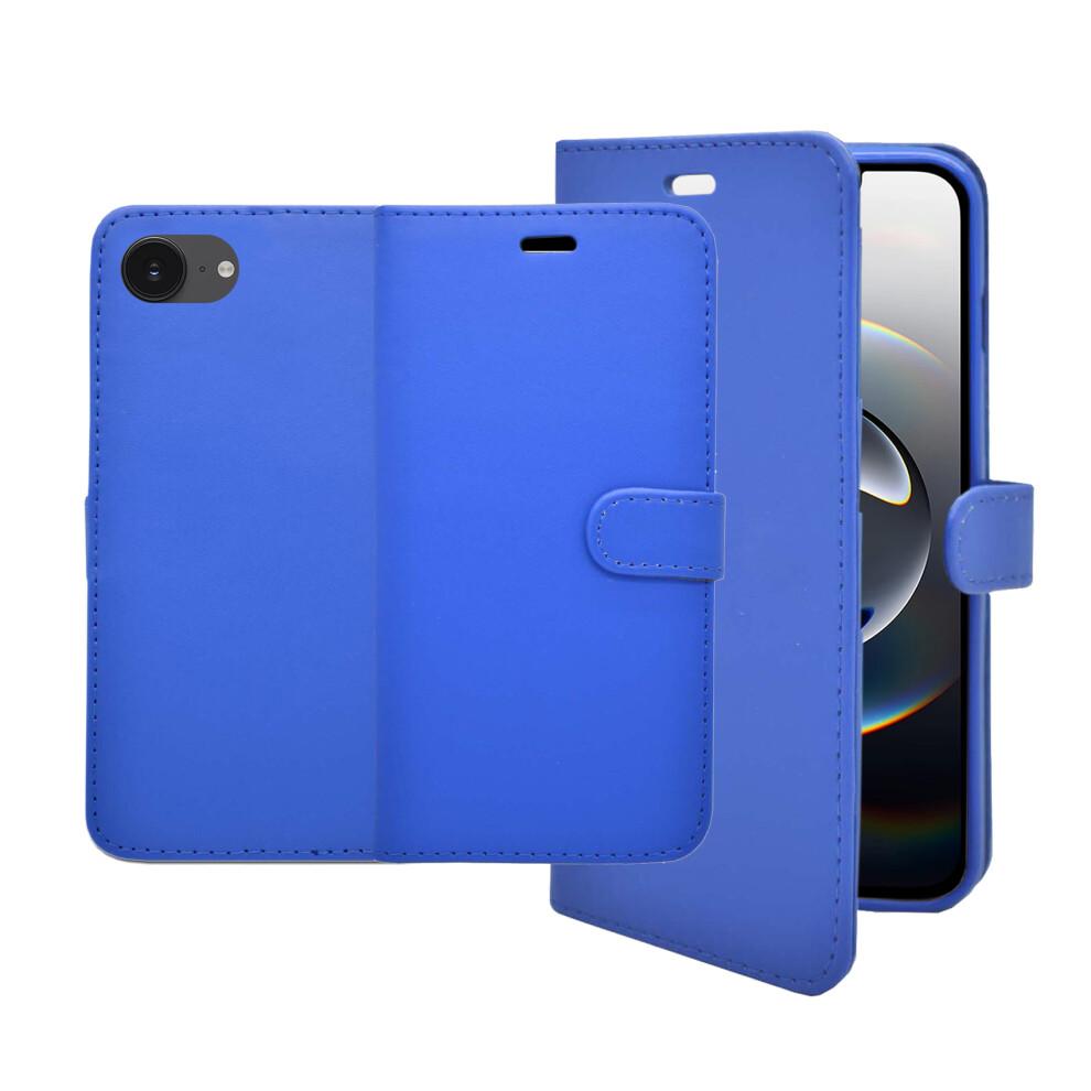 (blau) Für Apple iPhone 17e Wallet Flip PU-Leder Handyhülle