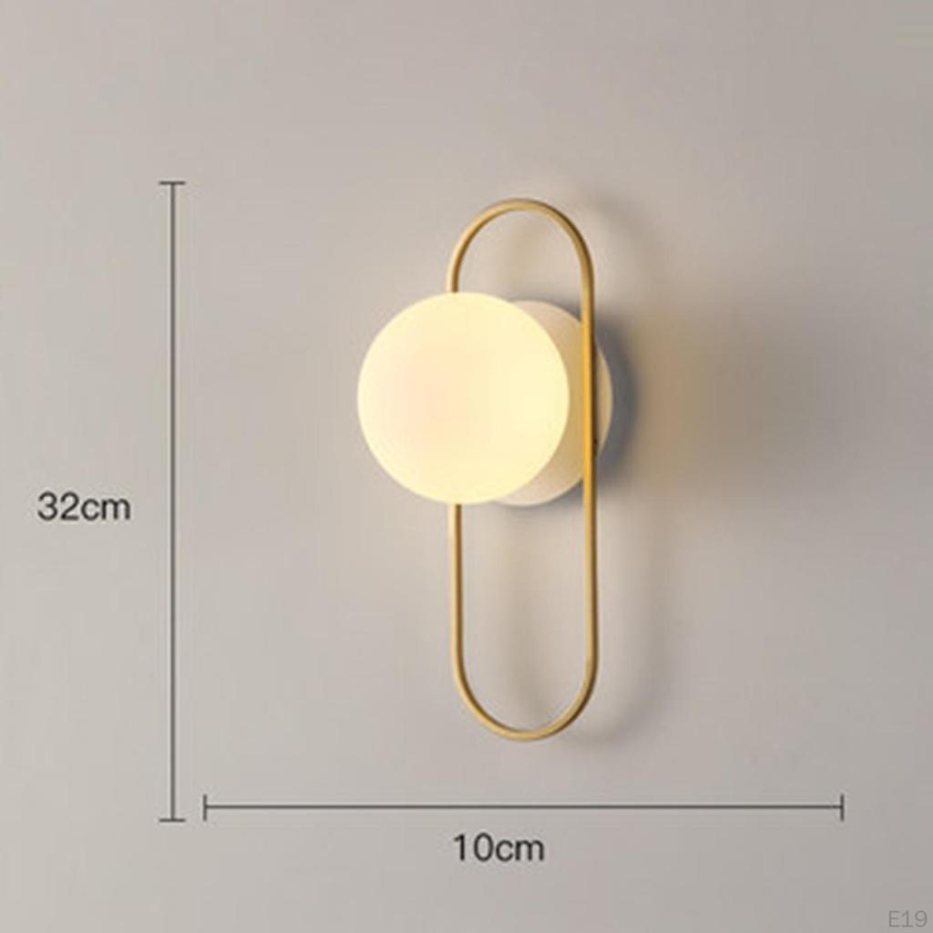 Mid Century Wall Sconces Lamp Luminaire with G9 Bulb Lighting Glass Shade Fixtures Hallway