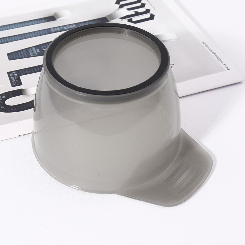 4-teilige Färbemischschale mit großem Fassungsvermögen, Haarfärbemischschale, manueller Haarfärbecreme-Mischer, speziell für Echthaarperücken