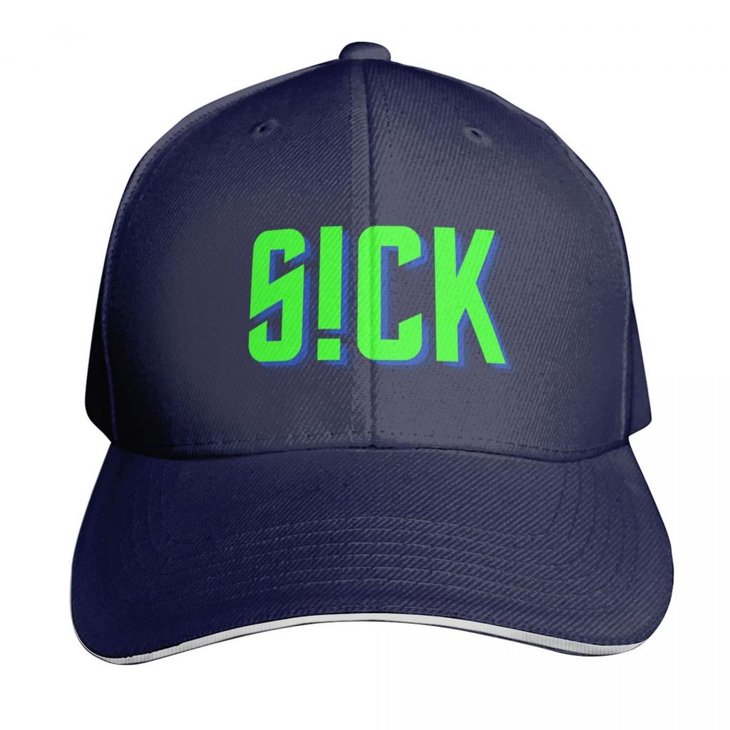 Sickick Sick Kick Sckck Green Baseball Cap Luxury Hat Birthday Winter Hat Hiking Hat Hats Women Unisexs