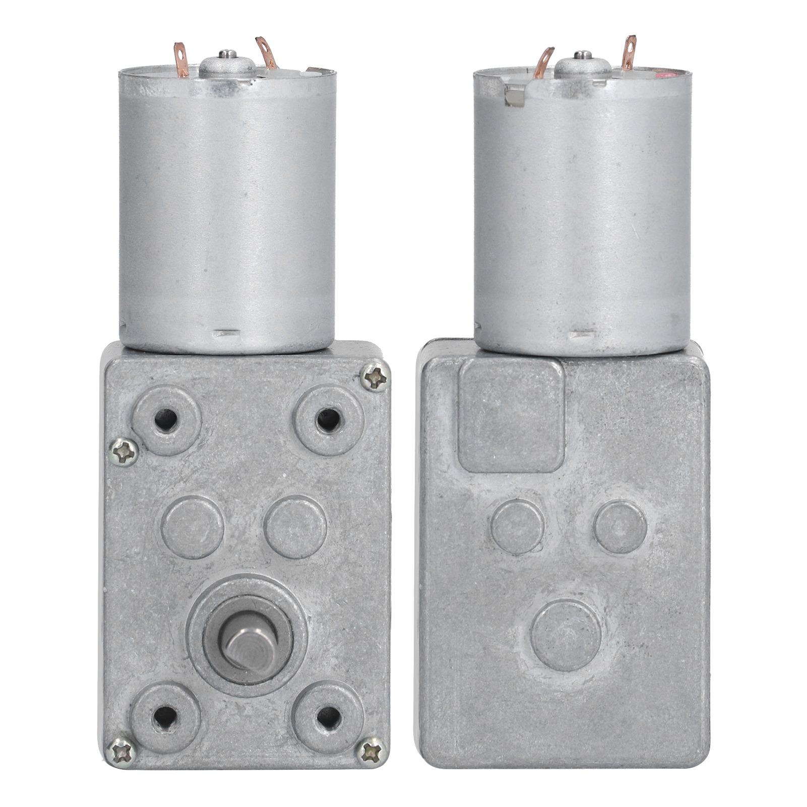 

Motor Copper Turbine Worm Geared Reducer Shaft Transmission Accessories DC12V 46RPM