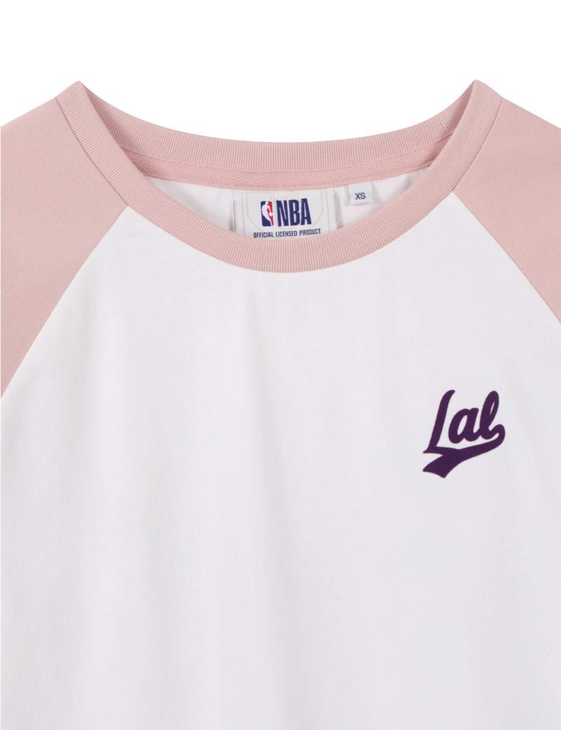 Enbiei Women'S Raglan Short Sleeve T-Shirt Off White