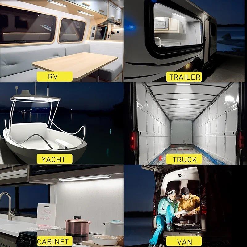 LED Interior Light 12-85V Ultra-thin Car Cabin Light DC Auto Lamp