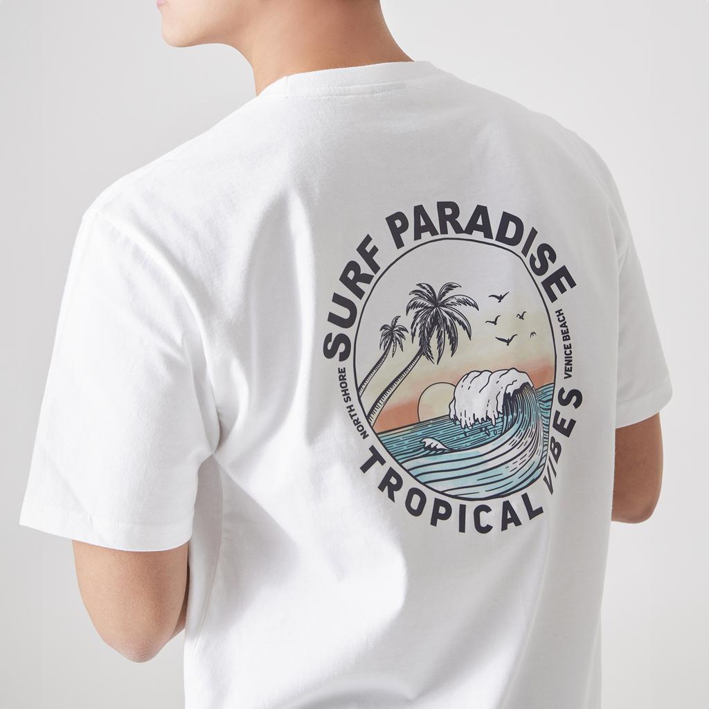 OKSTAR Surfing Venice Beach Short Sleeve T-Shirt (Type B)