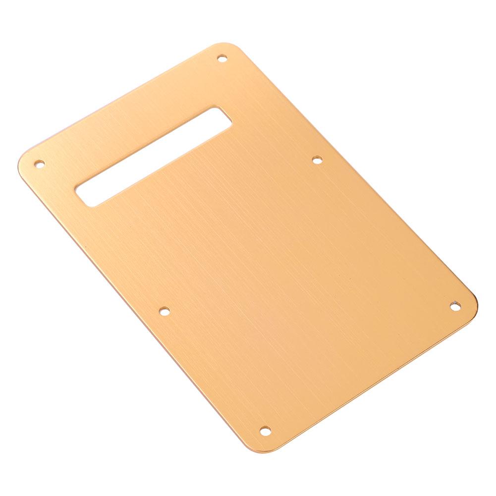 Pickguard Tremolo Cavity Cover Back Plate for ST Style Electric Guitar (Gold)